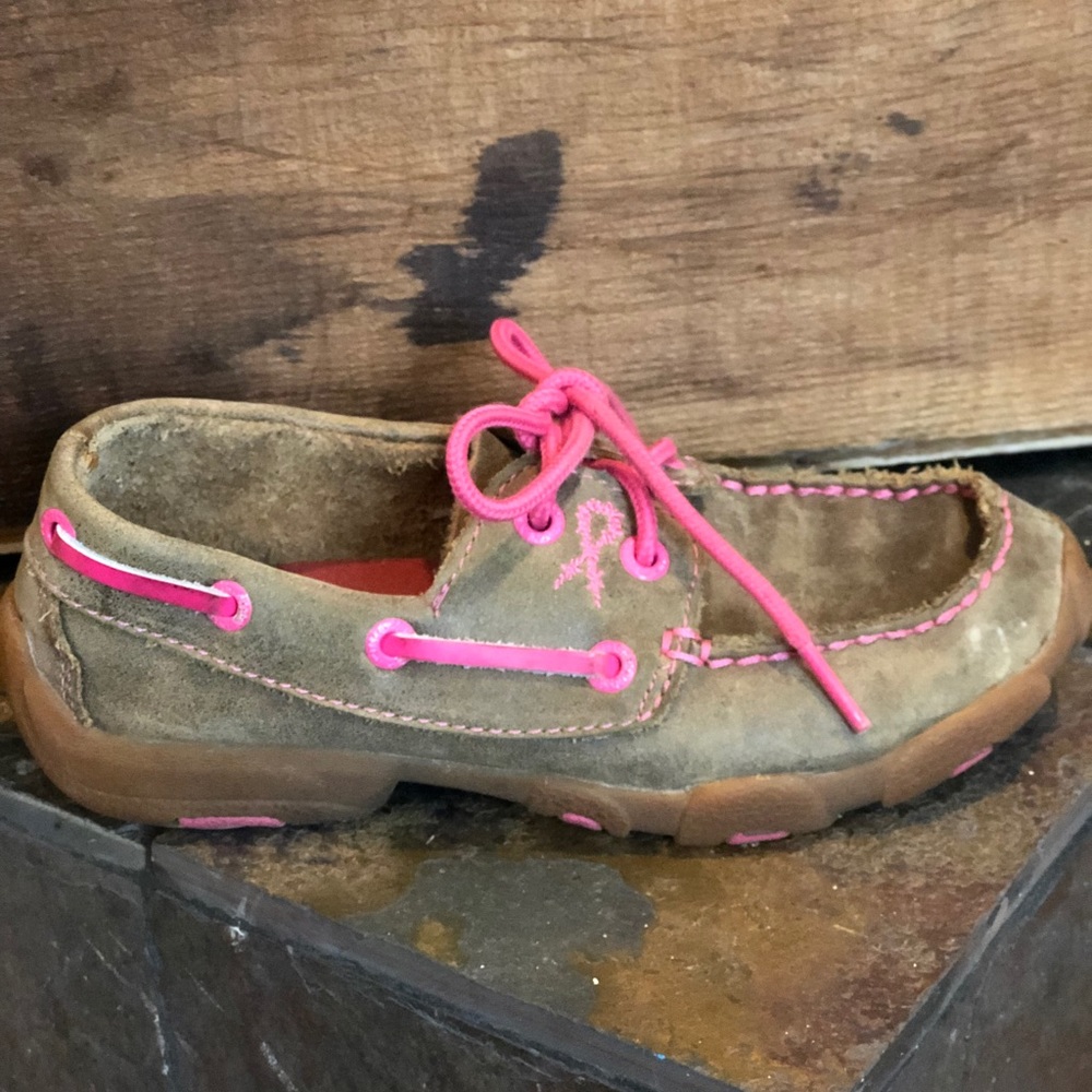 Girls Twisted X Moc Shoes